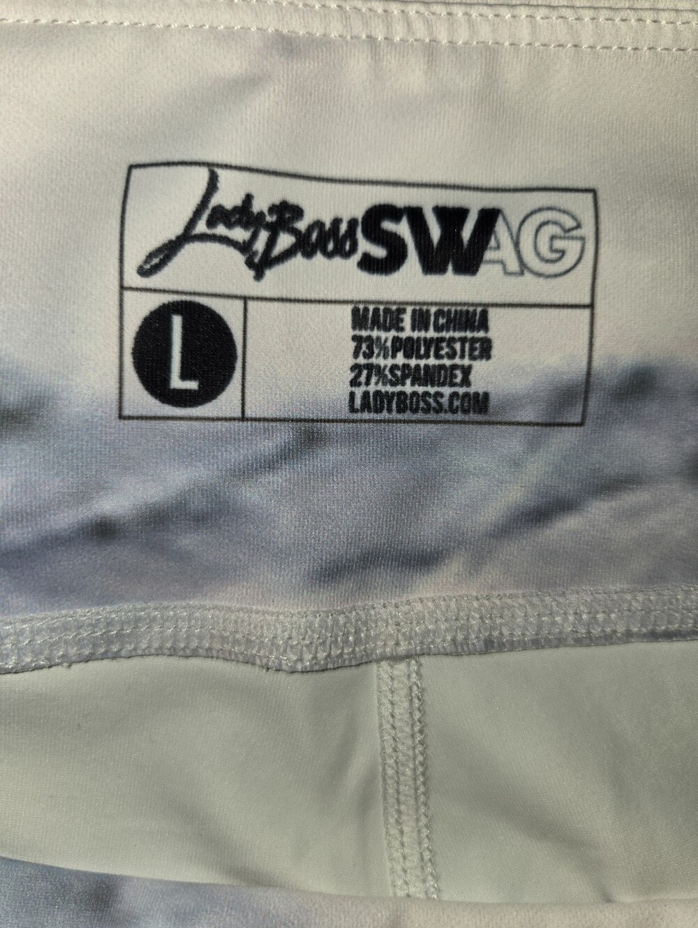 Lady Boss Swag Crop Top And Leggings Set, Size Large - Picture 6 of 7
